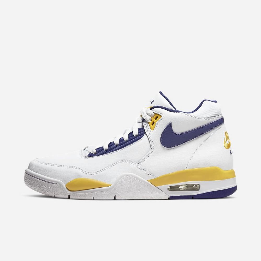 Sneakers Nike Flight Legacy Blanche 7328-406 White/University Gold/Regency Purple Homme | EWZ-81866386